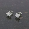 9ct White Gold 0.50cts Lab Created Diamond Cluster Earrings | H&H