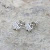 9ct White Gold 0.50cts Lab Created Diamond Cluster Earrings | H&H
