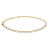 9ct Yellow Gold 1.00cts Lab Grown Diamond Bangle Bracelet