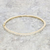 9ct Yellow Gold 1.00cts Lab Grown Diamond Bangle Bracelet