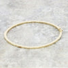 9ct Yellow Gold 1.00cts Lab Grown Diamond Bangle Bracelet