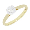 9ct Gold 1.00ct Brilliant Cut Lab Grown Diamond Solitaire Ring F VS