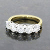 9ct Yellow Gold 2.01cts Lab Grown Diamond 5 Stone Half Eternity Ring | H&H