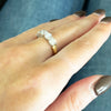 9ct Yellow Gold 2.01cts Lab Grown Diamond 5 Stone Half Eternity Ring | H&H