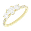 9ct Yellow Gold 1.53cts Lab Grown Diamond Trilogy 3 Stone Ring | H&H