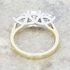 9ct Gold 2.73ct Lab Grown Diamond Three Stone Ring F VS