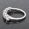 Platinum 2.00cts Lab Grown Diamond 5 Stone Half Eternity Ring
