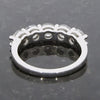Platinum 2.00cts Lab Grown Diamond 5 Stone Half Eternity Ring