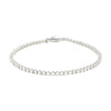 Platinum 3.50cts Lab Grown Diamond Tennis Line Bracelet | H&H