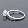 Platinum 1.01ct Brilliant Cut Lab Grown Diamond Solitaire Ring F VS