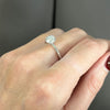 Platinum 1.01ct Brilliant Cut Lab Grown Diamond Solitaire Ring F VS