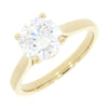 9ct Yellow Gold 1.90ct Brilliant Cut Lab Grown Diamond Solitaire Ring D VS1