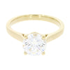 9ct Yellow Gold 1.90ct Brilliant Cut Lab Grown Diamond Solitaire Ring D VS1