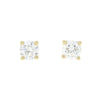 9ct Yellow Gold 1.00cts Lab Grown Brilliant Cut Diamond Stud Earrings