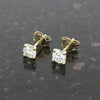 9ct Yellow Gold 1.00cts Lab Grown Brilliant Cut Diamond Stud Earrings