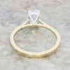 9ct Gold 1.00ct Oval Cut Lab Grown Diamond Solitaire Ring D-E VS1