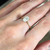 9ct Gold 1.00ct Oval Cut Lab Grown Diamond Solitaire Ring D-E VS1