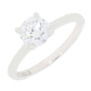 Platinum 1.01ct Brilliant Cut Lab Grown Diamond Solitaire Ring F VS
