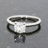 Platinum 1.01ct Brilliant Cut Lab Grown Diamond Solitaire Ring F VS