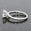 Platinum 1.01ct Brilliant Cut Lab Grown Diamond Solitaire Ring F VS