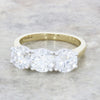 9ct Gold 3.00ct Lab Grown Diamond Three Stone Ring D-E VS1