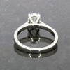 Platinum 1.02ct Oval Cut Lab Grown Diamond Solitaire Ring D VVS2