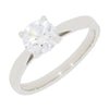 Platinum 1.02ct Brilliant Cut Lab Grown Diamond Solitaire Ring D VS1