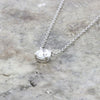 9ct White Gold 0.50cts Lab Grown Diamond Solitaire Pendant and Chain | H&H