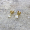 9ct Yellow Gold 0.39cts Lab Grown Brilliant Cut Diamond Stud Earrings | H&H