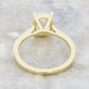 18ct Gold 2.05ct Oval Cut Lab Grown Diamond Solitaire Ring F VS2
