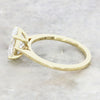 9ct Gold 1.91ct Oval Cut Lab Grown Diamond Solitaire Ring E SI 1