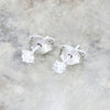 9ct White Gold 0.30cts Lab Grown Brilliant Cut Diamond Stud Earrings