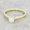 9ct Gold 0.33ct Brilliant Cut Lab Grown Diamond Solitaire Ring D VS1