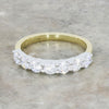 9ct Gold 1.03cts Lab Grown Diamond Brilliant Cut Half Eternity Ring