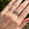 9ct Gold 1.03cts Lab Grown Diamond Brilliant Cut Half Eternity Ring
