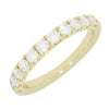 9ct Gold 0.81cts Lab Grown Diamond Brilliant Cut Half Eternity Ring