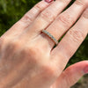 9ct Gold 0.81cts Lab Grown Diamond Brilliant Cut Half Eternity Ring