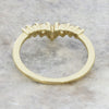 9ct Gold 0.47cts Lab Grown Diamond Brilliant Cut Wishbone Ring