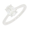 Platinum 1.05ct Oval Cut Lab Grown Diamond Solitaire Ring