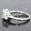 Platinum 2.39ct Lab Grown Diamond Three Stone Ring Certificated E VS1 LGD177