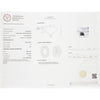 Platinum 2.49ct Lab Grown Diamond Three Stone Ring Certificated D VS2 LGD178