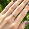 18ct Gold 1.30ct Pear Cut Lab Grown Diamond Solitaire Ring Certificated F VVS2 LGD197
