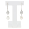 Lido White Freshwater Pearl Cubic Zirconia Drop Earrings LH104E