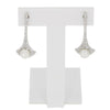 Lido Cubic Zirconia Freshwater Pearl Long Bar Drop Earrings LH108E