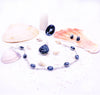 Snowflake Obsidian Sterling Silver Oval Link Bracelet