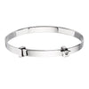 Little Star Inez Diamond Star Sterling Silver Baby Bangle LSB0006