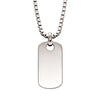 Little Star Oli Sterling Silver Boys Dog Tag Necklace LSN0231