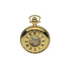 Mount Royal Yellow Gold Plated Full Hunter Skeleton Dial Mechanical Pocket Watch MR-B41