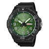 Casio Green Face Series Day Date Mens Watch MRW-210H-3BVEF