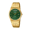Casio Retro Inspired Green Dial Day Date Mens Watch MTP-B146G-3AVEF